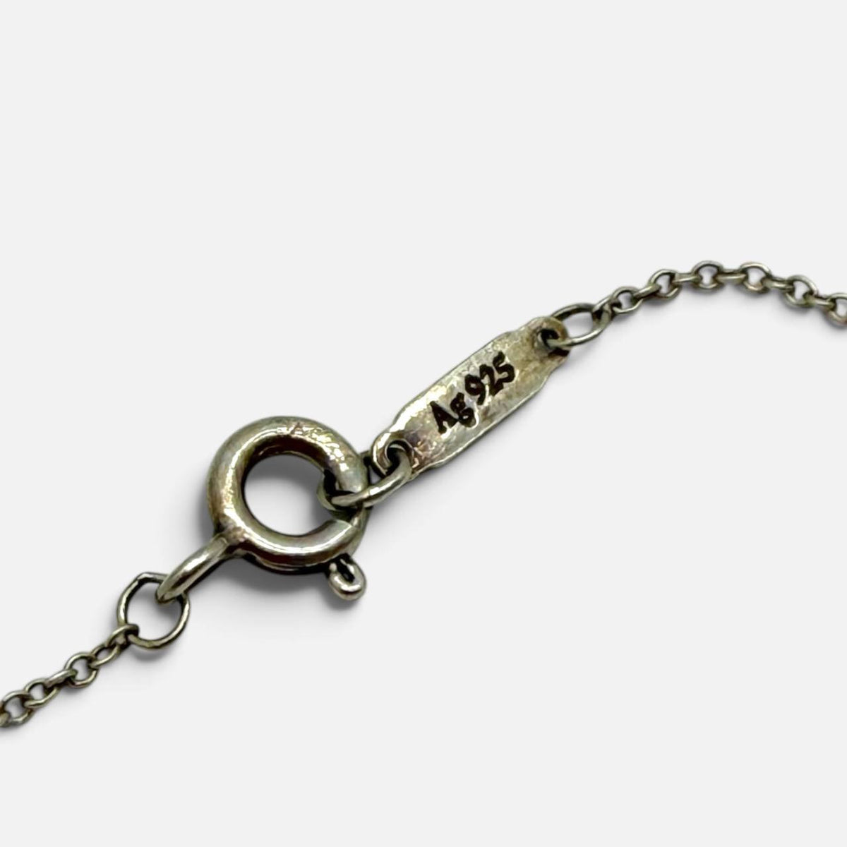 Collana Double Heart in argento sterling