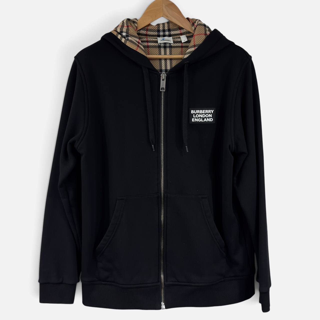 Felpa con zip taglia M