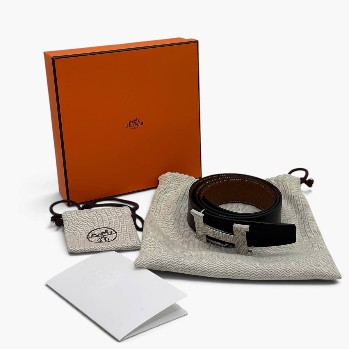 Fibbia da cintura Constance & Pelle reversibile per cintura 38 mm taglia 90