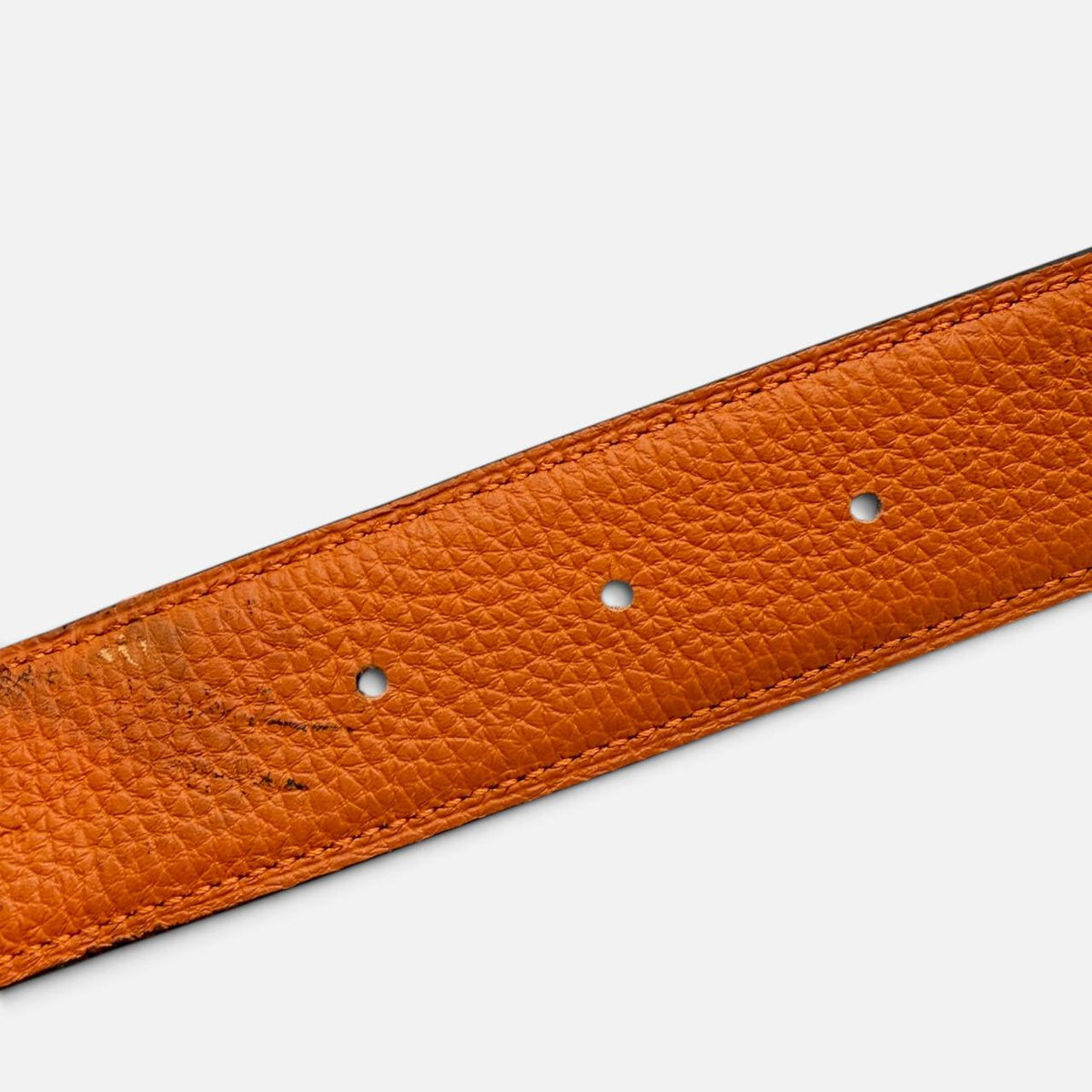 Fibbia da cintura H e pelle reversibile per cintura 32 mm