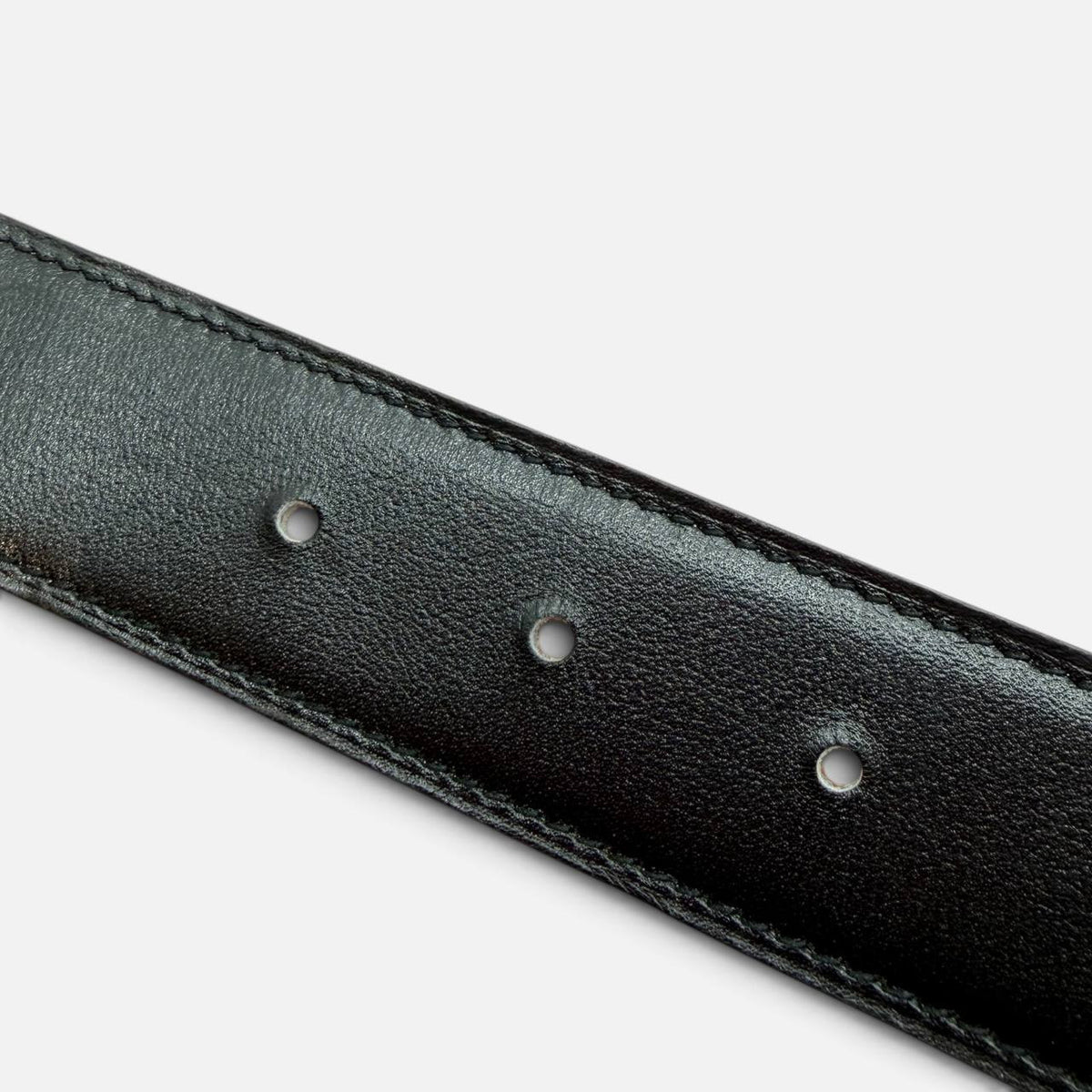 Fibbia da cintura H e pelle reversibile per cintura 32 mm