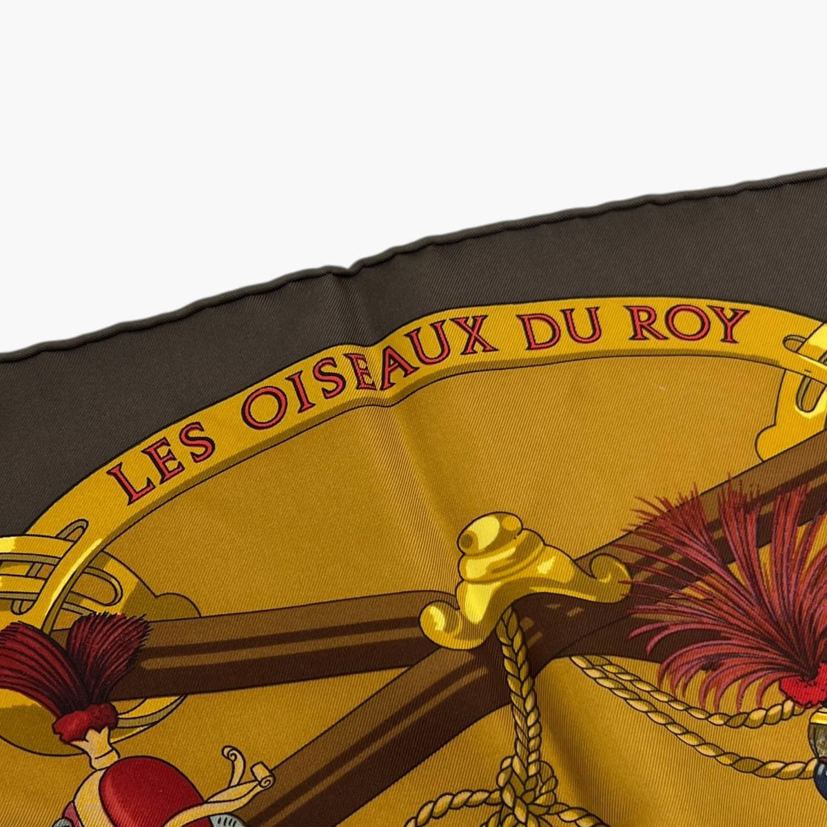 Foulard carré 90 “Les Oiesaux Du Roy”