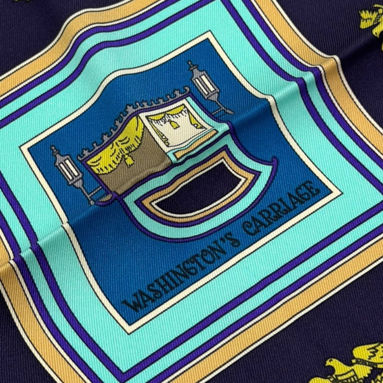 Foulard Carré Washington’s Carriage
