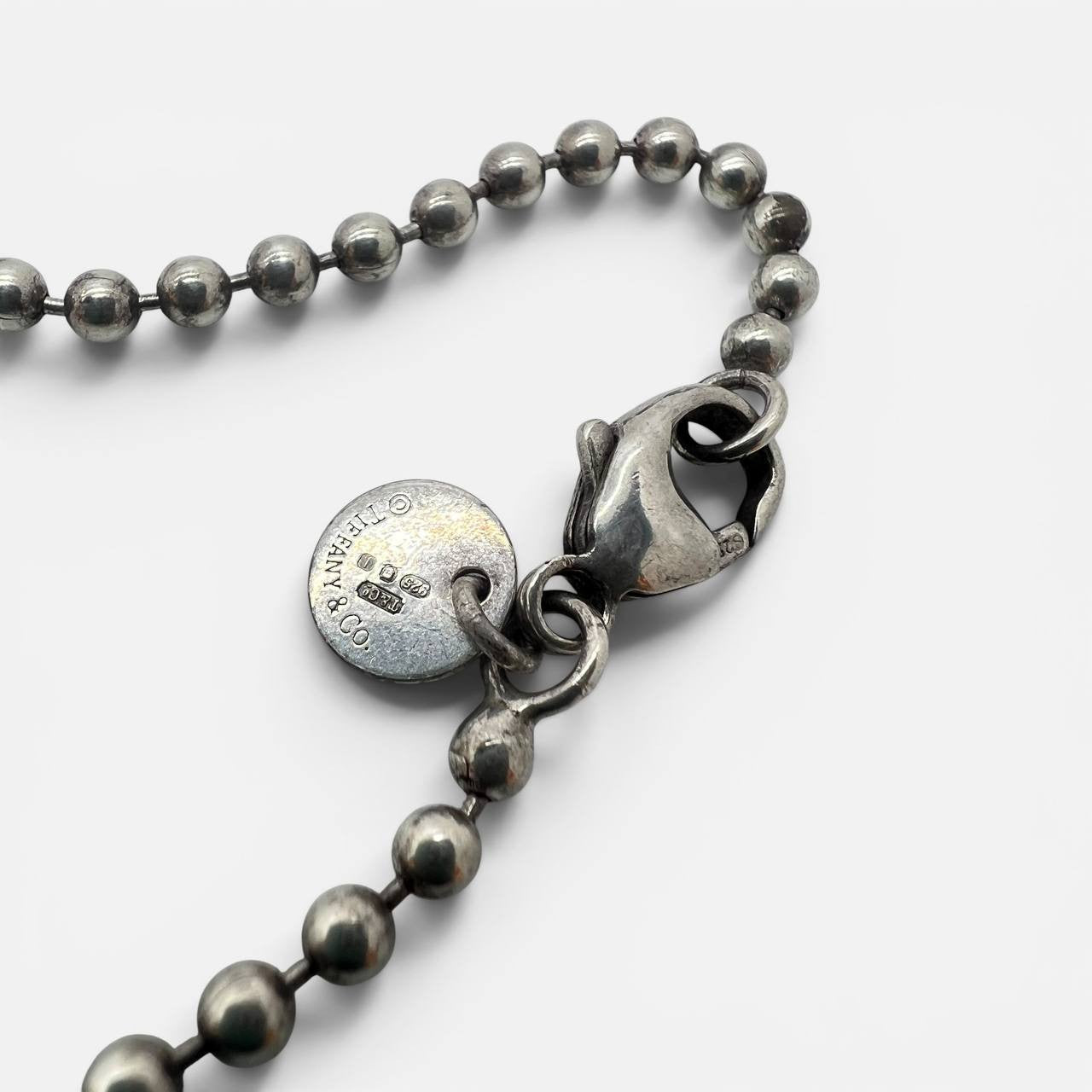 Heart Tag pendente grande con catena
