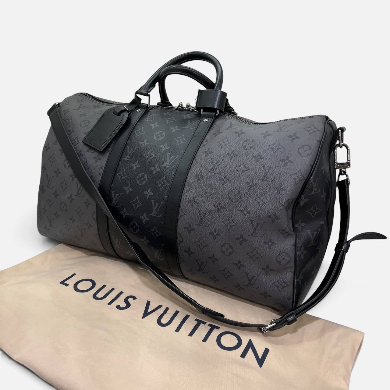 Keepall 50 Bandoliere Monogram reverse
