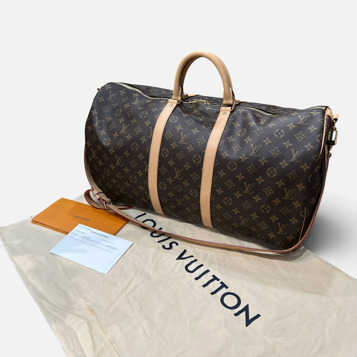 Keepall 55 Bandoliere Monogram