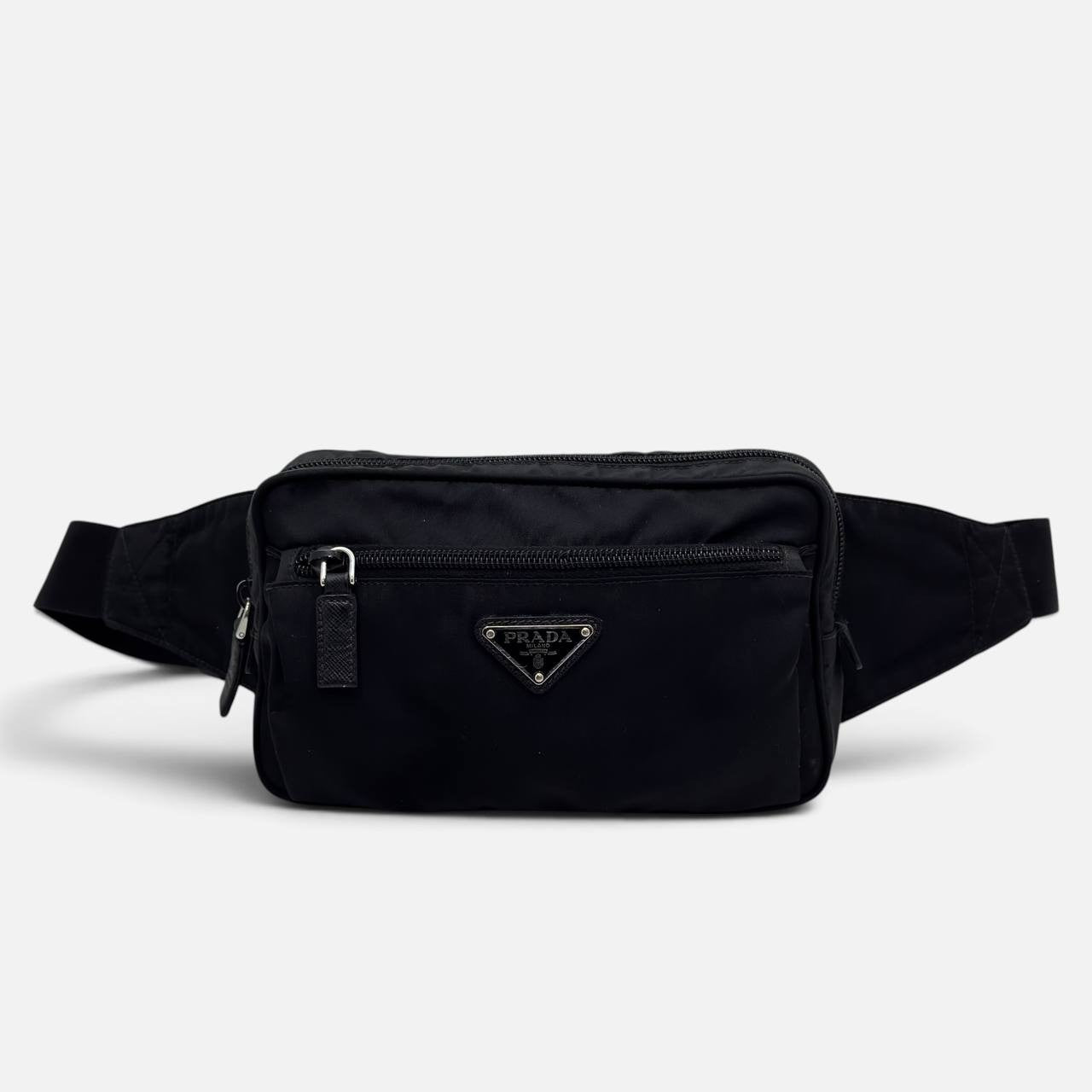 Marsupio in Re-Nylon e Saffiano