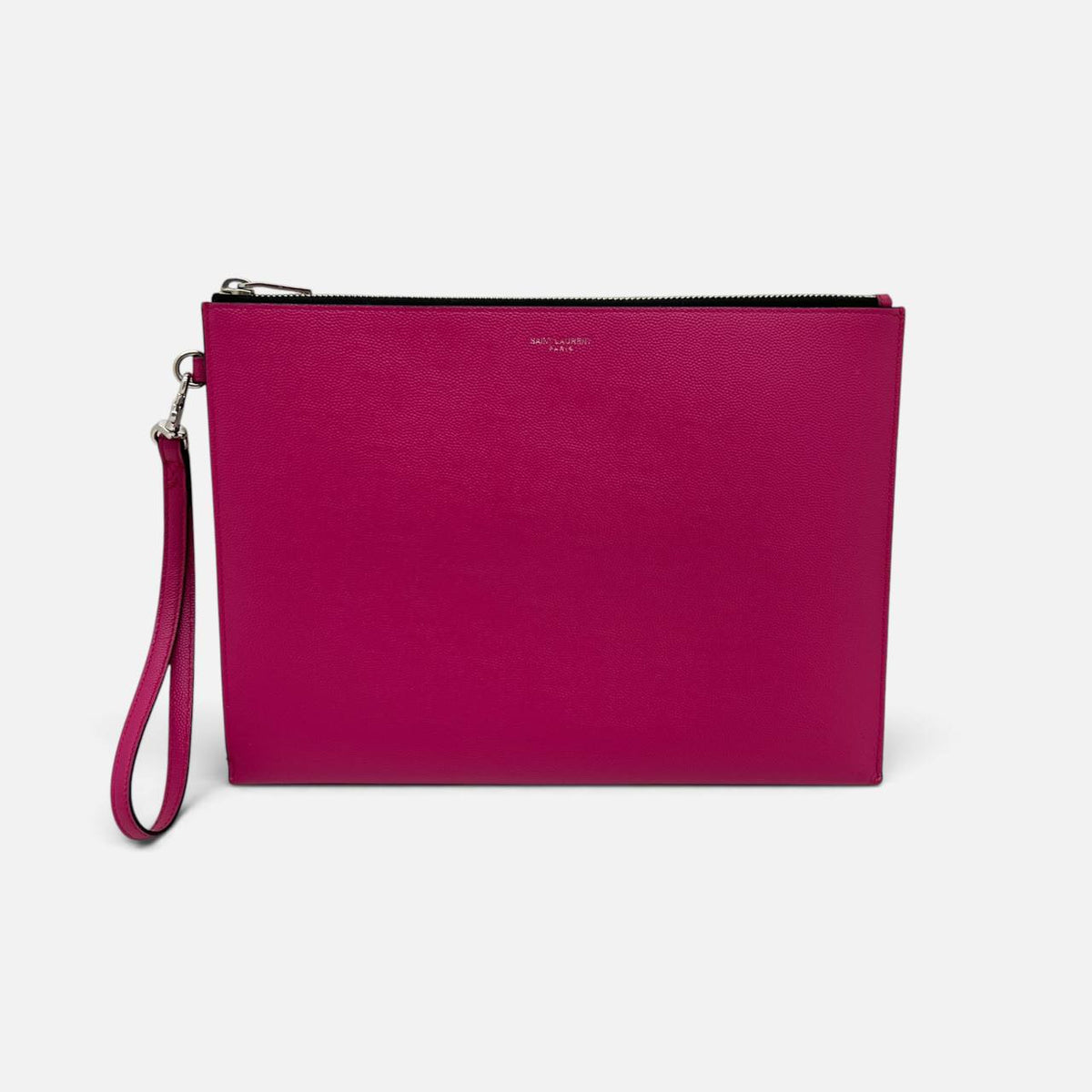 Pochette in pelle grain de pudre