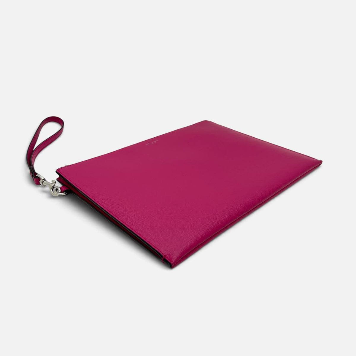 Pochette in pelle grain de pudre