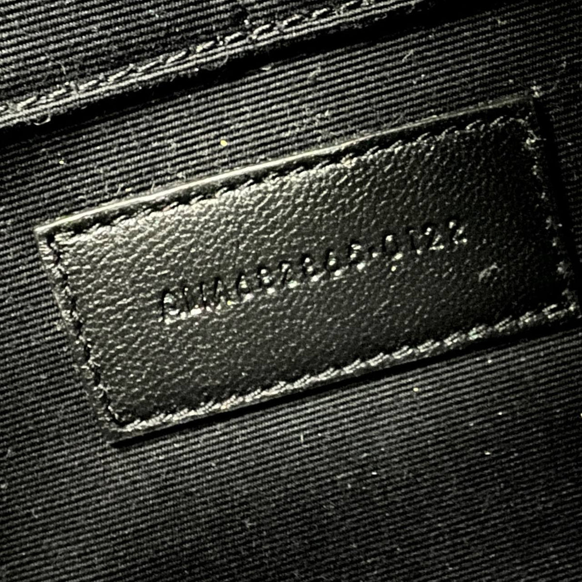 Pochette in pelle grain de pudre