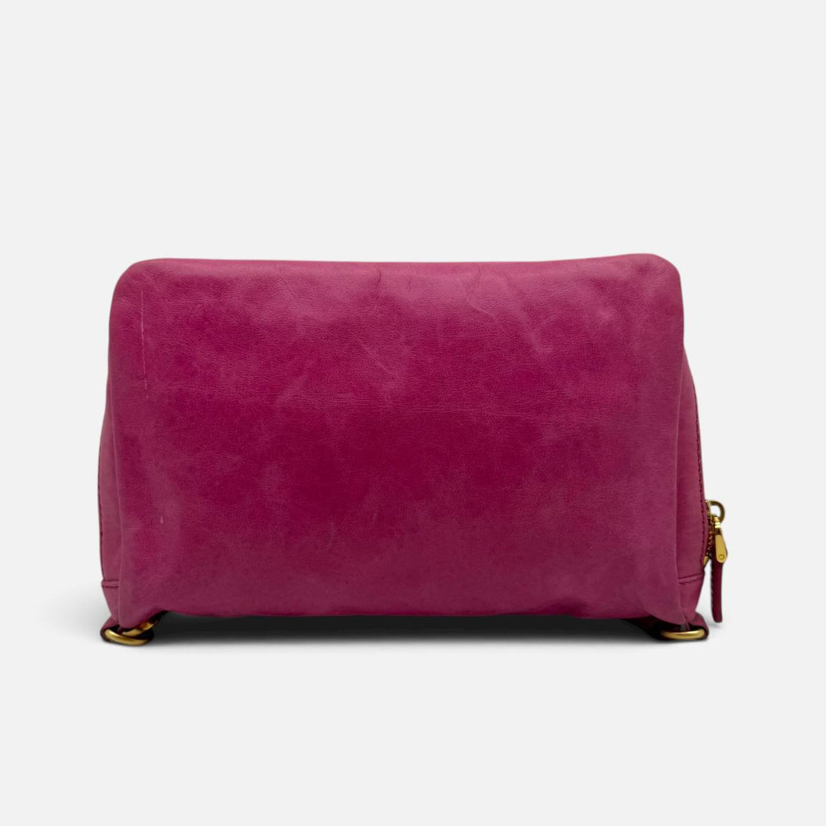 Pochette in pelle rosa