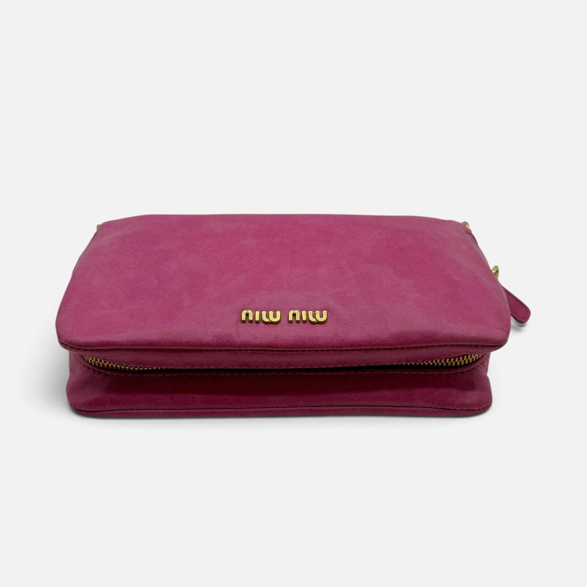 Pochette in pelle rosa