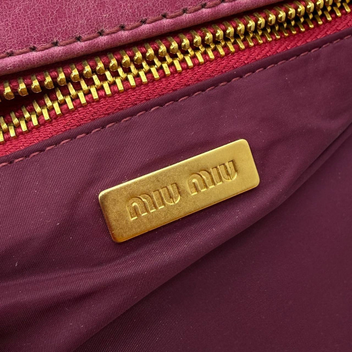 Pochette in pelle rosa