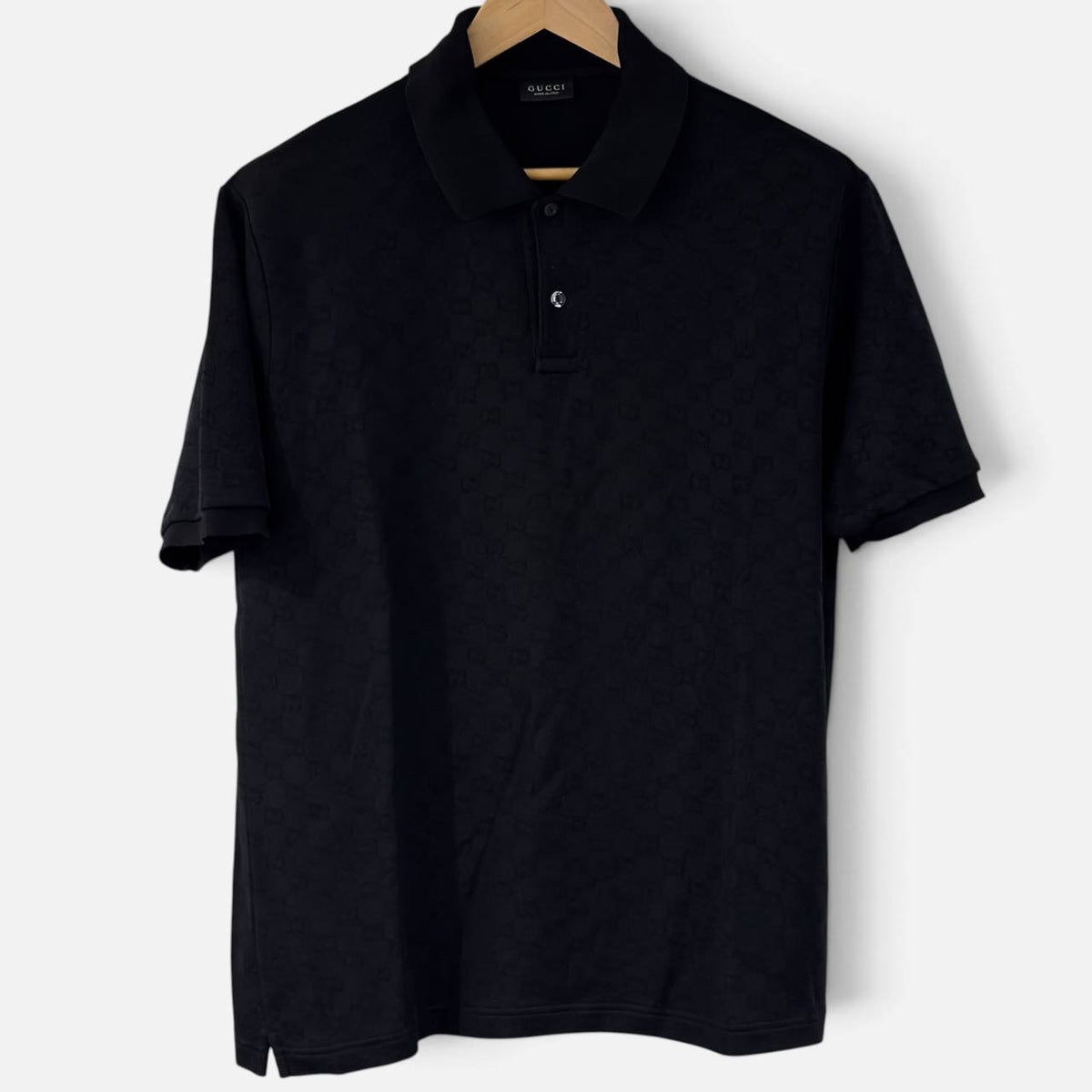 Polo in viscosa GG Jacquard taglia L