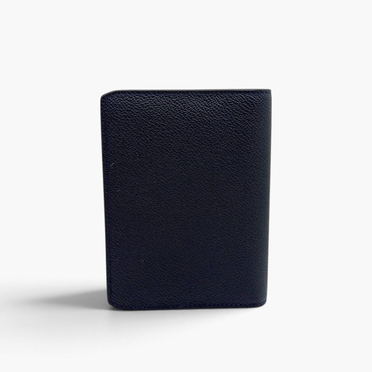 Portacarte in pelle blu