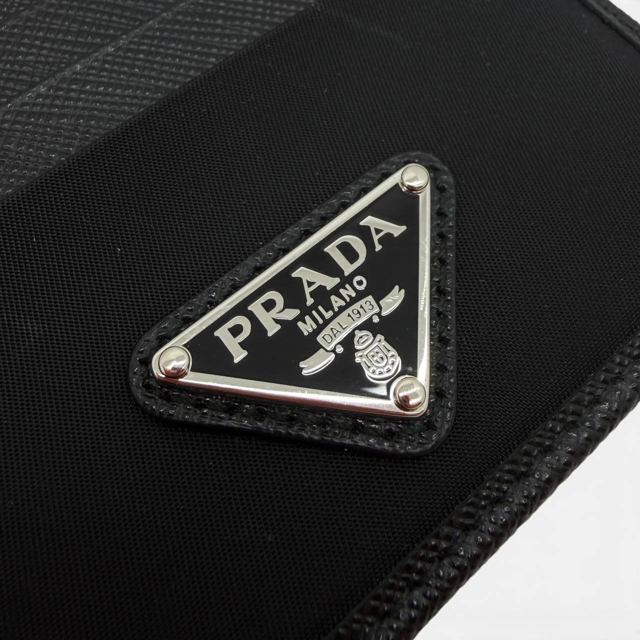 Portacarte in re-Nylon e Saffiano