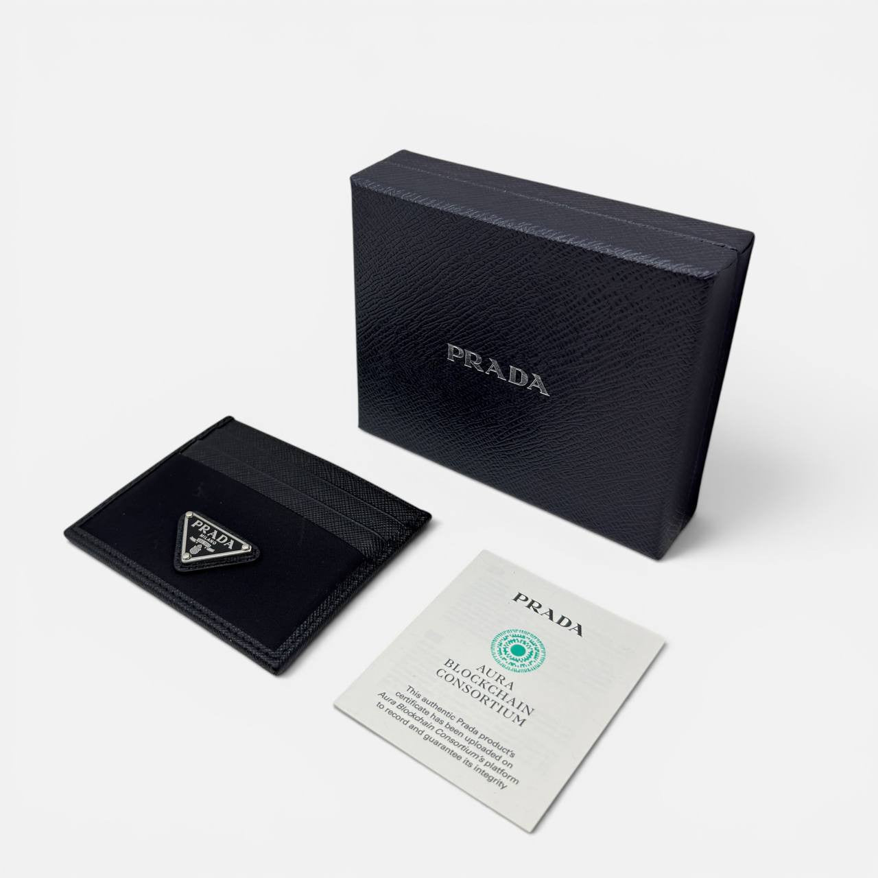Portacarte in re-Nylon e Saffiano