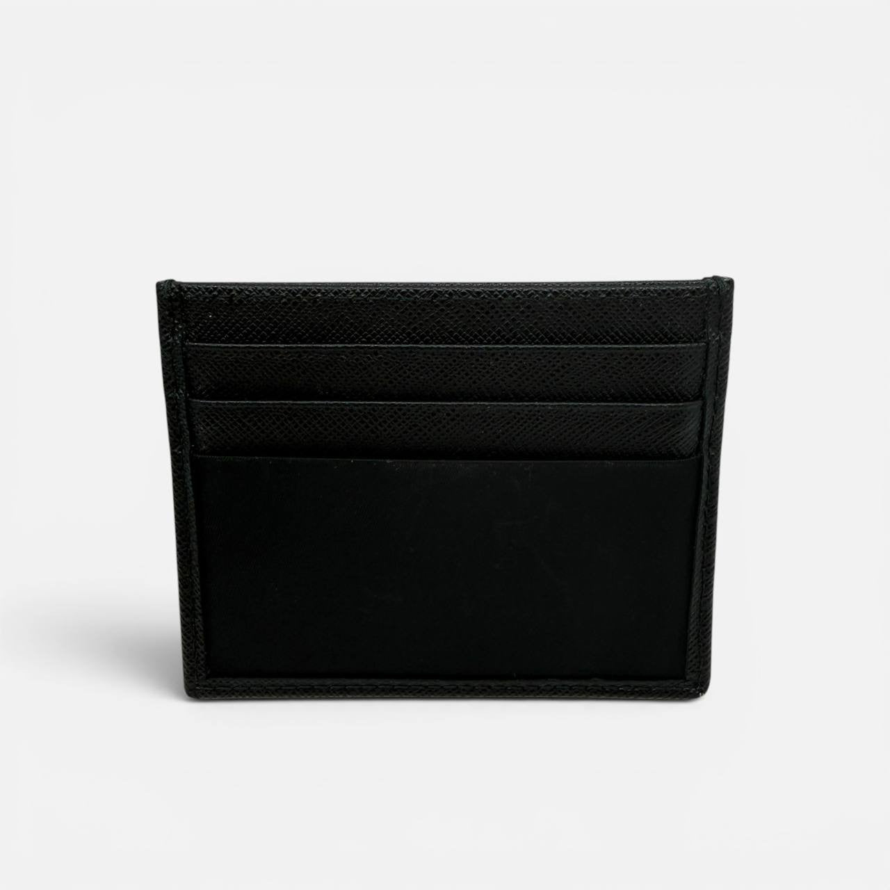 Portacarte in re-Nylon e Saffiano