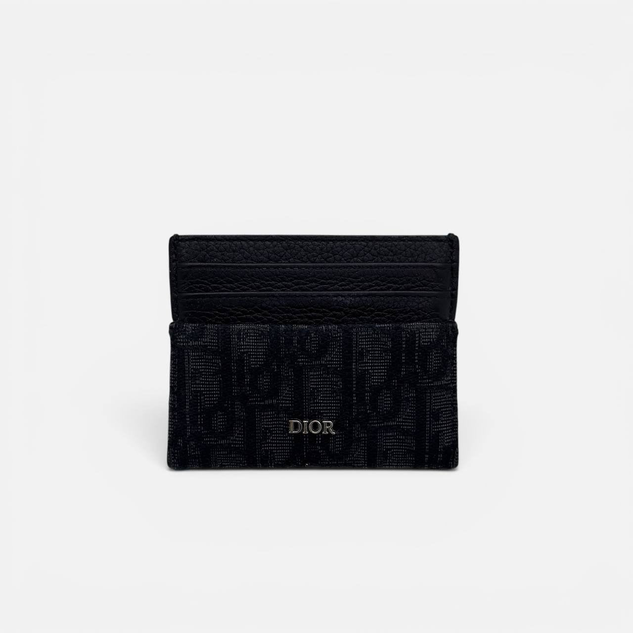 Portacarte Jacquard Dior Oblique