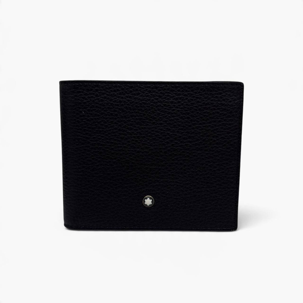 Portafoglio 6 tasche in pelle con grana