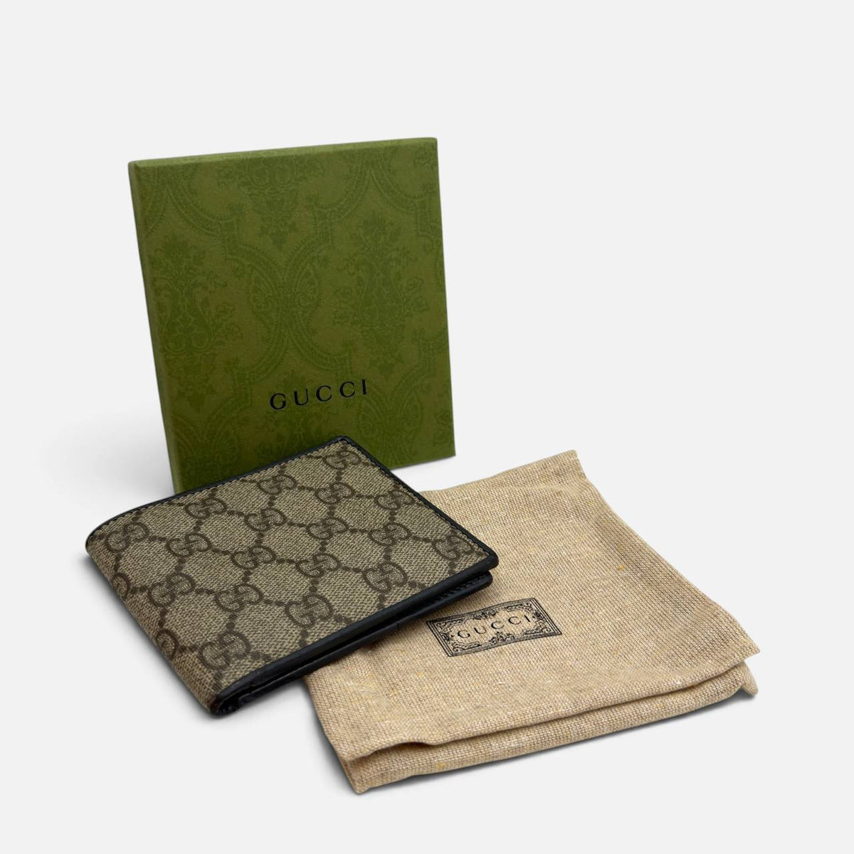 Portafoglio bi-fold GG Supreme