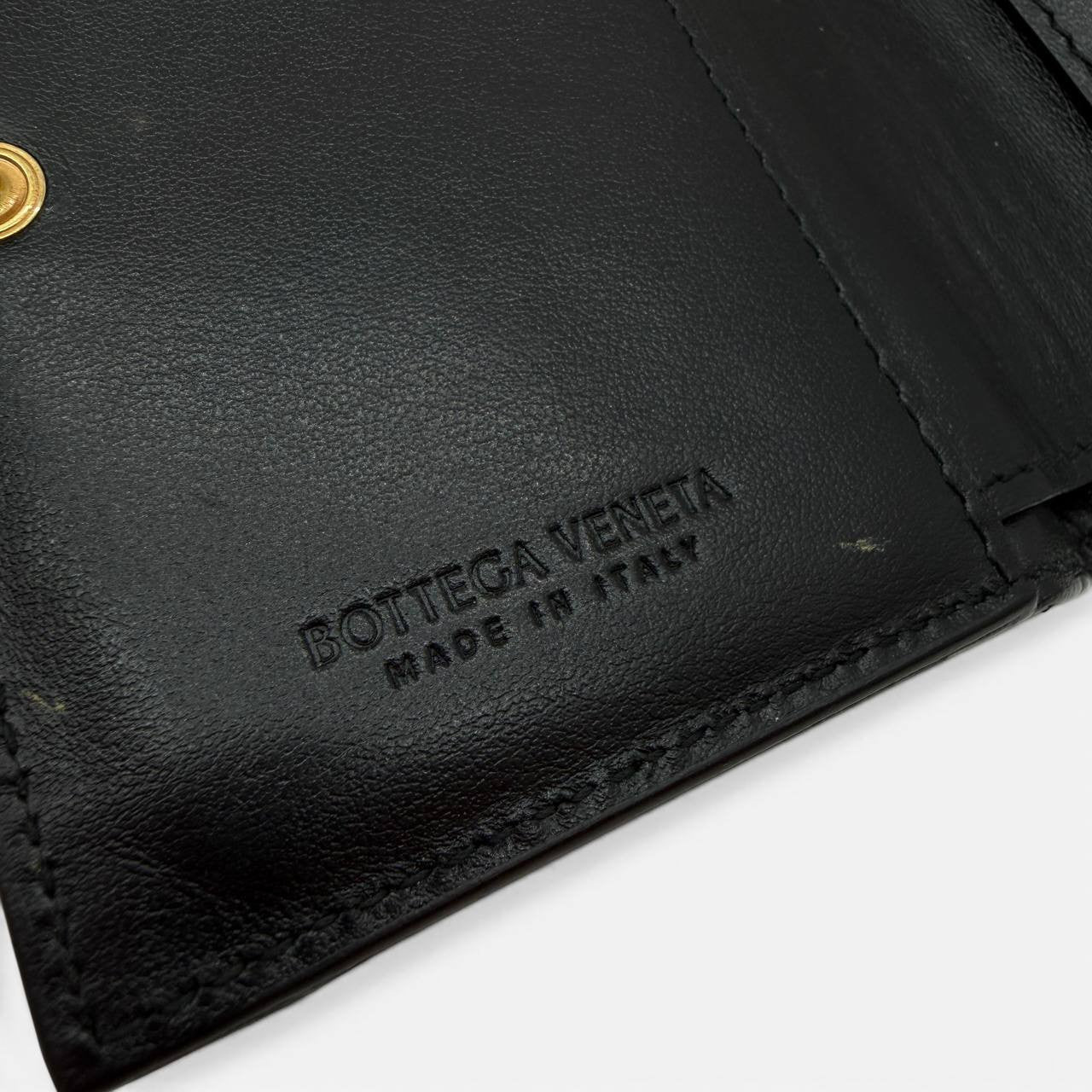 Portafoglio Bi-Fold in pelle nera