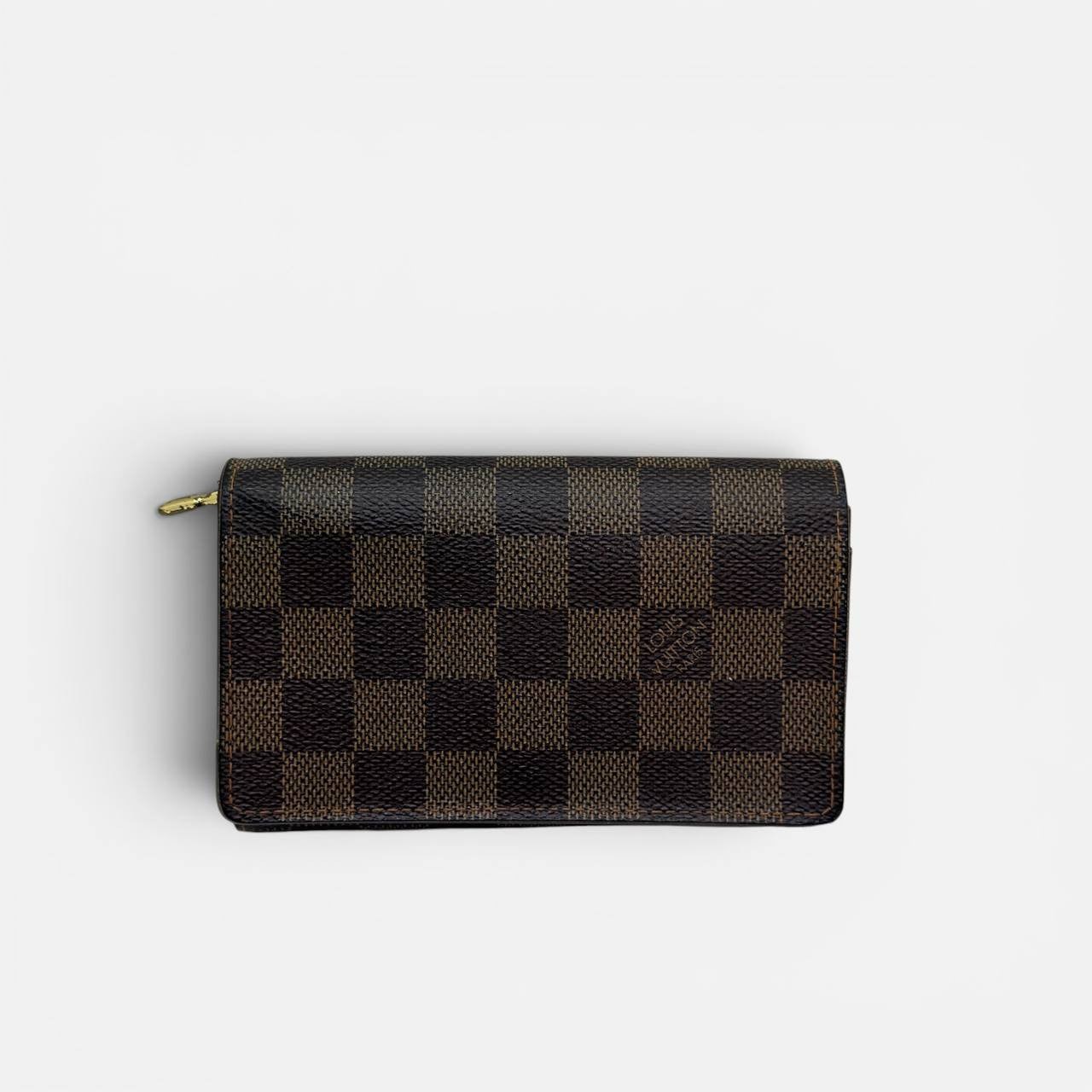 Portafoglio Trèsor Damier Ebène