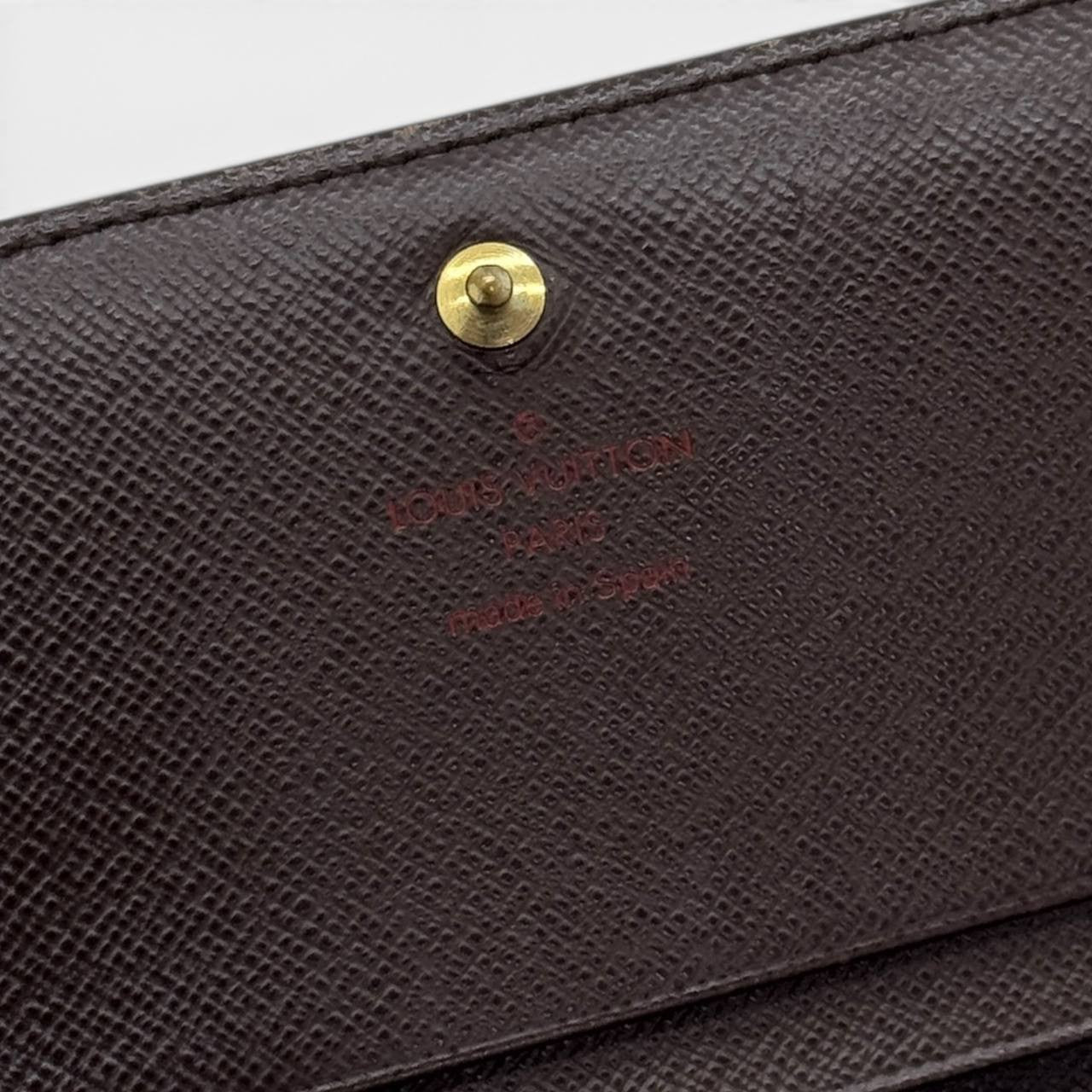 Portafoglio Trèsor Damier Ebène