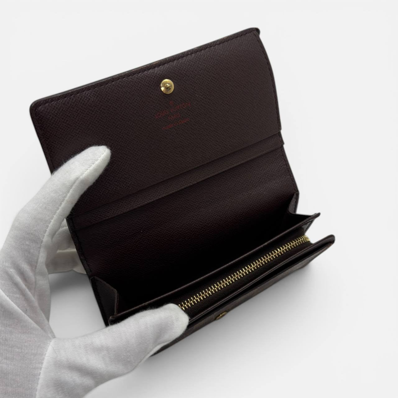 Portafoglio Trèsor Damier Ebène