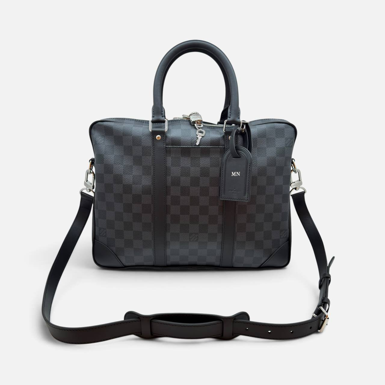 Porte-Documents Voyage Damier Graphite