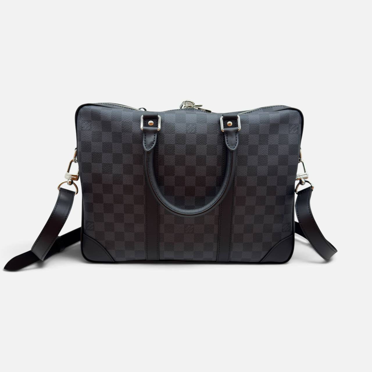 Porte-Documents Voyage Damier Graphite
