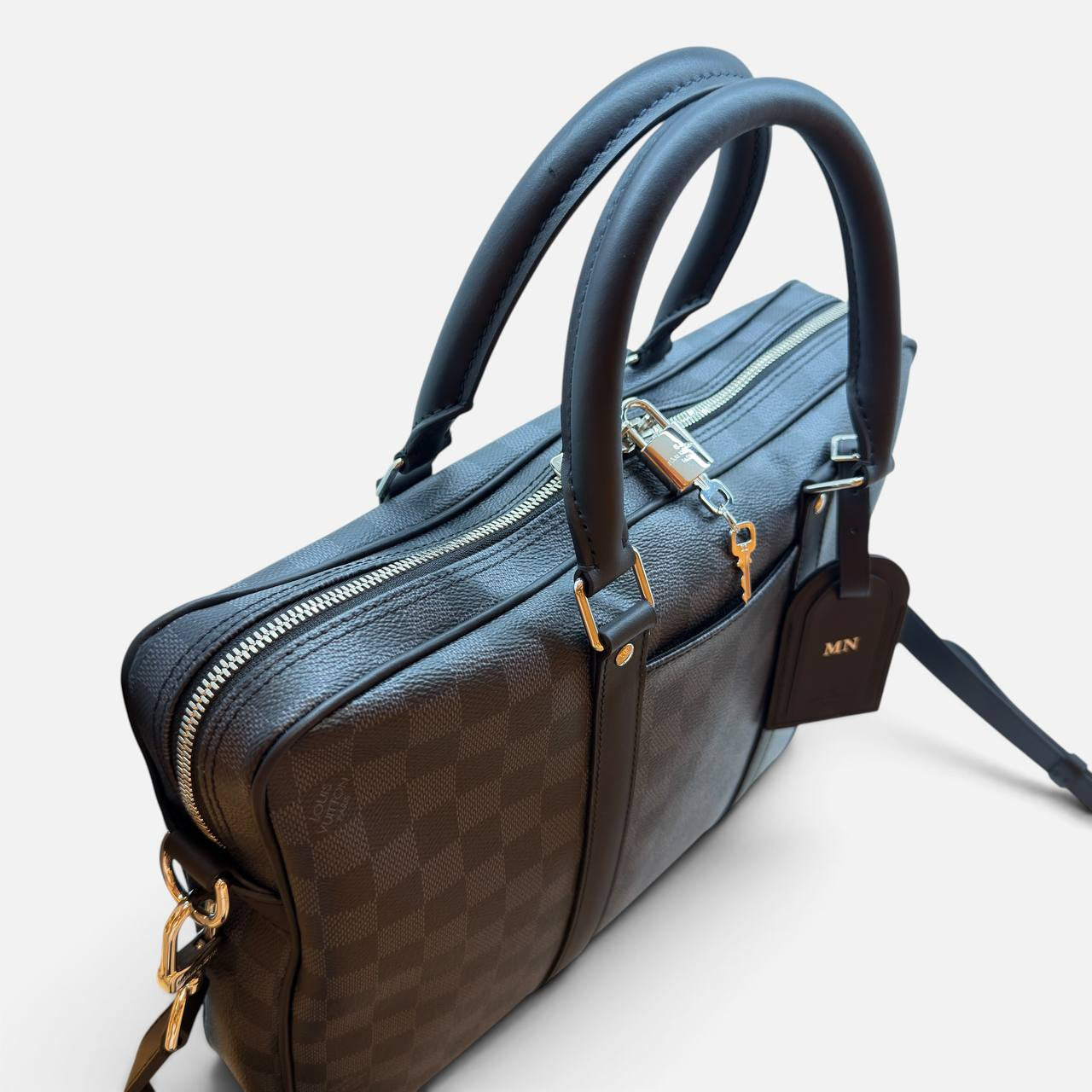 Porte-Documents Voyage Damier Graphite
