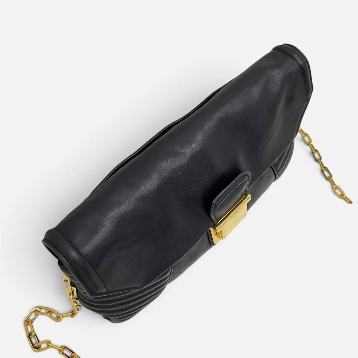 Pouch a tracolla in pelle