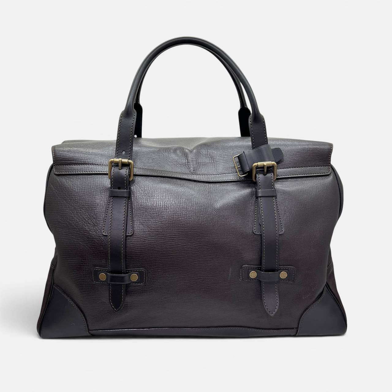 Utah Mowa borsa weekend in pelle marrone