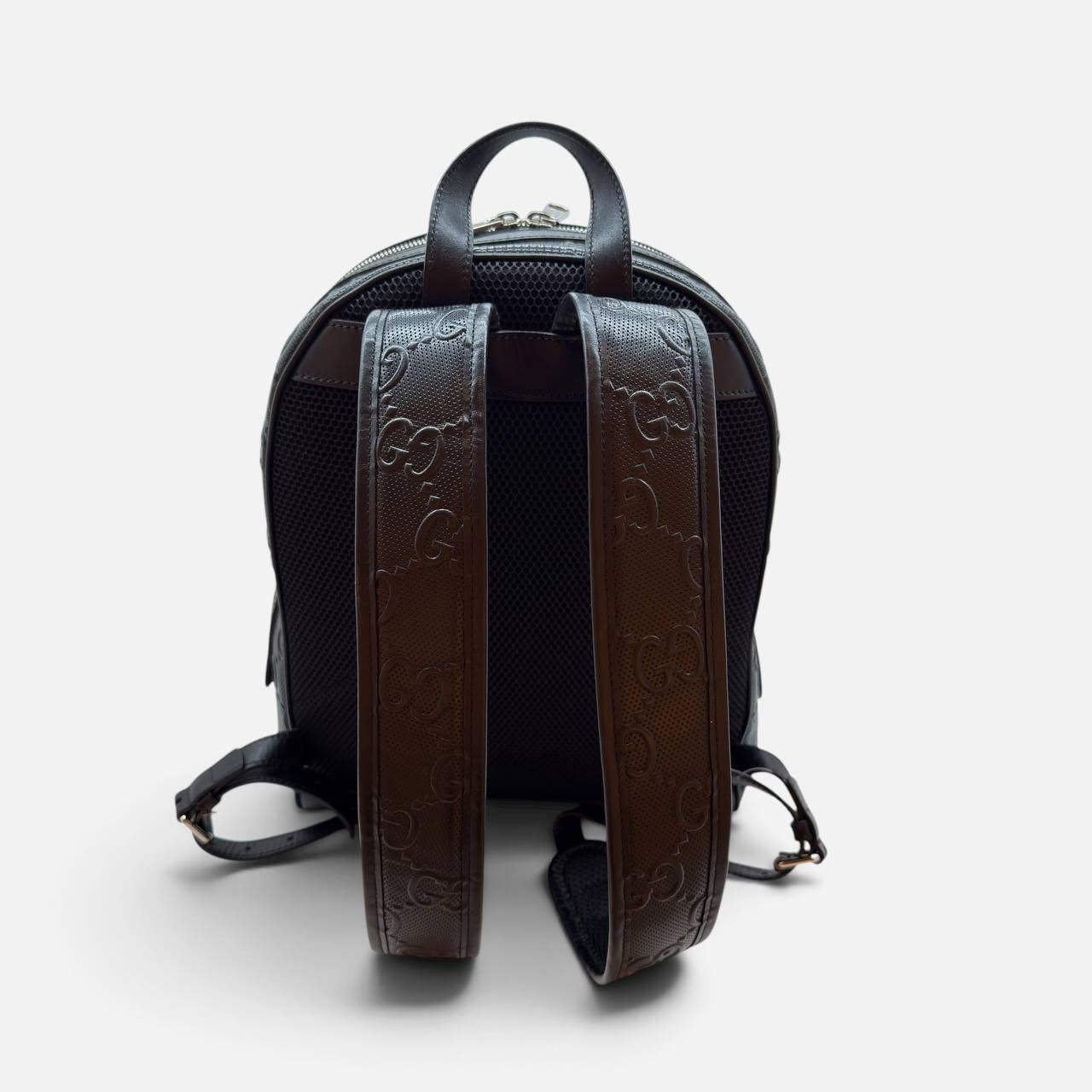 Zaino in pelle GG Embossed